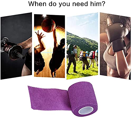Qpets® 9 Pcs Crepe Bandage & Kinesiology Tape Set, Self Adhesive Elastic Cohesive Tape for Finger, Tattoo, Nail, Pet Injury, Physiotherapy, DIY, Crafts, Journaling & Wound Care Combo Qpets® 9 Pcs Crepe Bandage & Kinesiology Tape Set, Self Adhesive Elastic Cohesive Tape for Finger, Tattoo, Nail, Pet Injury, Physiotherapy, DIY, Crafts, Journaling & Wound Care Combo